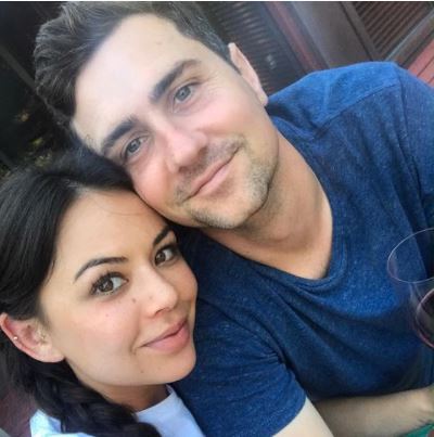 Chris Long with his spouse Janel Parrish